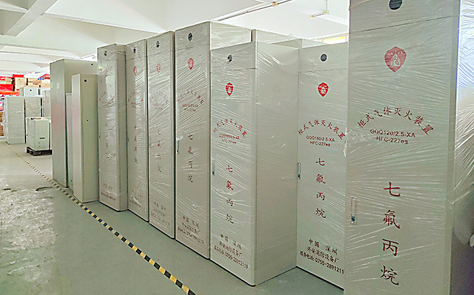 柜式七氟丙烷灭火装置组成器材和型号